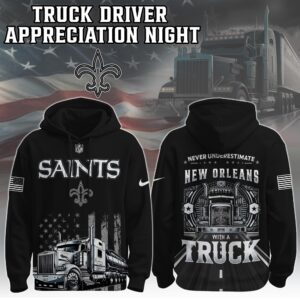 New Orleans Saints x Truck Driver Appreciation Unisex Hoodie