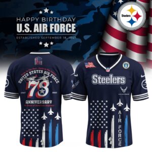 Pittsburgh Steelers x US Air Force Birthday Special Edition NFL Jersey