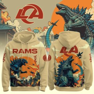 Los Angeles Rams x Godzilla Kaiju Special Edition Unisex Hoodie