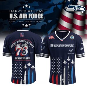 Seattle Seahawks x US Air Force Birthday Special Edition NFL Jersey