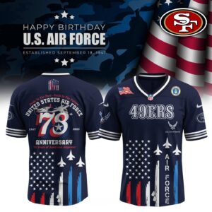 San Francisco 49ers x US Air Force Birthday Special Edition NFL Jersey