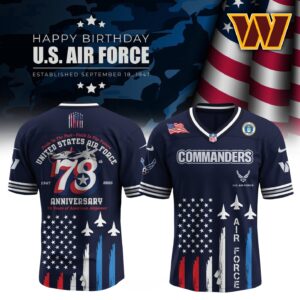 Washington Commanders x US Air Force Birthday Special Edition NFL Jersey