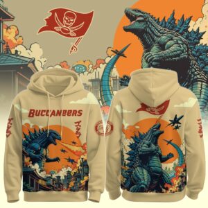 Tampa Bay Buccaneers x Godzilla Kaiju Special Edition Unisex Hoodie
