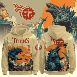 Tennessee Titans x Godzilla Kaiju Special Edition Unisex Hoodie