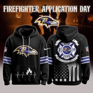 Baltimore Ravens x Firefighter Appreciation V2 Unisex Hoodie