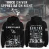 Arizona Cardinals x Truck Driver Appreciation Unisex Hoodie