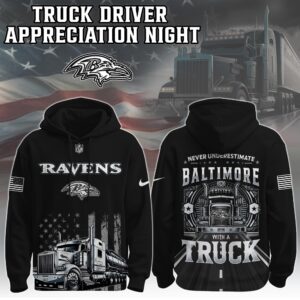 Baltimore Ravens x Truck Driver Appreciation Unisex Hoodie
