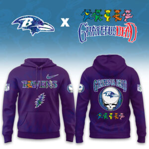 Baltimore Ravens x Grateful Dead Special Edition Unisex Hoodie