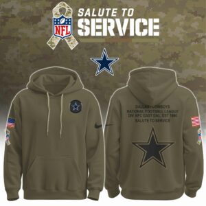 Dallas Cowboys Salute to Service Club Ver 2 Unisex Hoodie