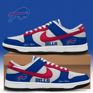 Buffalo Bills x Personalized Dunk Low Shoes Special Edition