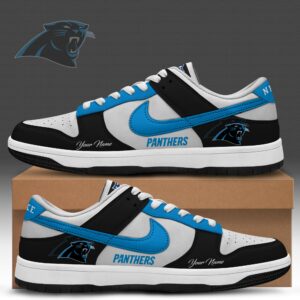Carolina Panthers x Personalized Dunk Low Shoes Special Edition