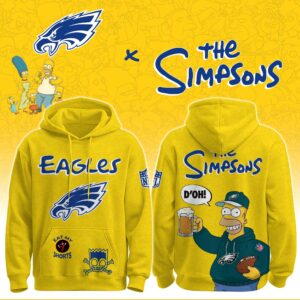 Philadelphia Eagles x The Simpsons Unisex Hoodie
