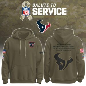 Houston Texans Salute to Service Club Ver 2 Unisex Hoodie