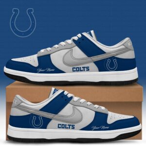 Indianapolis Colts x Personalized Dunk Low Shoes Special Edition