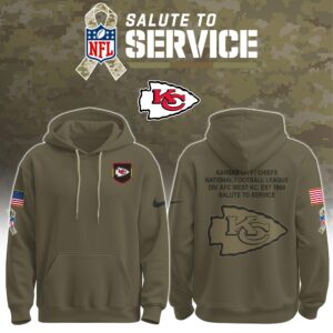Kansas City Chiefs Salute to Service Club Ver 2 Unisex Hoodie