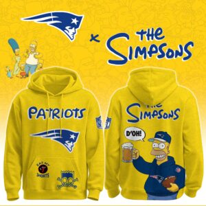 New England Patriots x The Simpsons Unisex Hoodie