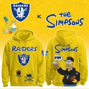 Las Vegas Raiders x The Simpsons Unisex Hoodie