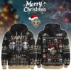 New Orleans Saints x The Force Star Wars Merry Christmas Unisex Hoodie