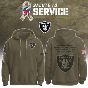 Las Vegas Raiders Salute to Service Club Ver 2 Unisex Hoodie
