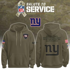 New York Giants Salute to Service Club Ver 2 Unisex Hoodie