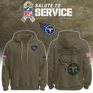 Tennessee Titans Salute to Service Club Ver 2 Unisex Hoodie