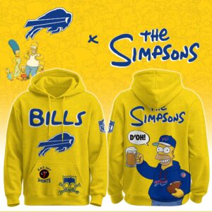 Buffalo Bills x The Simpsons Unisex Hoodie