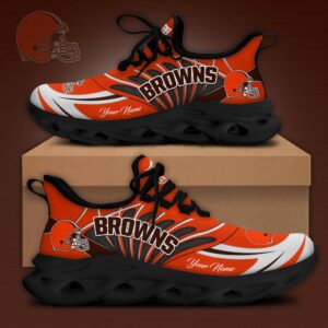 Cleveland Browns x Personalized Max Soul Sneakers Sport Shoes Ver 2 Special Edition