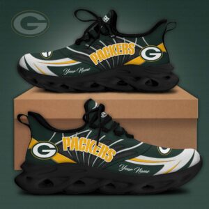 Green Bay Packers x Personalized Max Soul Sneakers Sport Shoes Ver 2 Special Edition