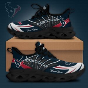 Houston Texans x Personalized Max Soul Sneakers Sport Shoes Ver 2 Special Edition