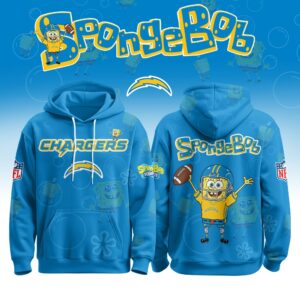 Los Angeles Chargers x SpongeBob Special Edition Unisex Hoodie