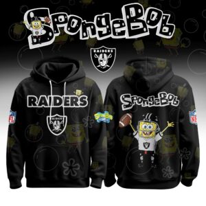 Las Vegas Raiders x SpongeBob Special Edition Unisex Hoodie