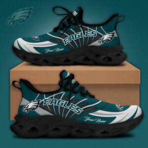Philadelphia Eagles x Personalized Max Soul Sneakers Sport Shoes Ver 2 Special Edition