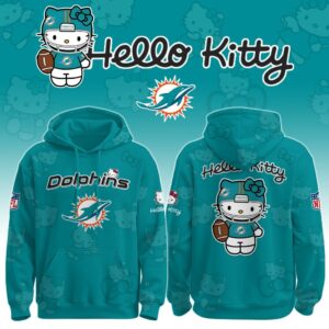 Miami Dolphins x Hello Kitty Special Edition Unisex Hoodie