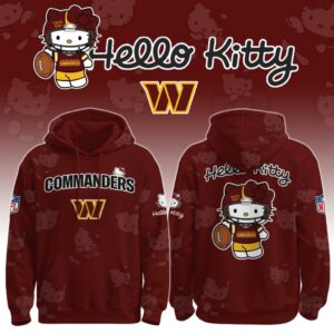 Washington Commanders x Hello Kitty Special Edition Unisex Hoodie