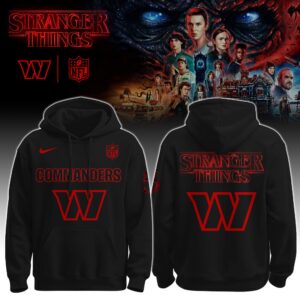 Washington Commanders x Stranger Things Special Edition Unisex Hoodie