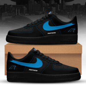 Carolina Panthers x Personalized Dunk Low Shoes Special Black Edition