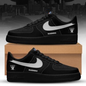 Las Vegas Raiders x Personalized Dunk Low Shoes Special Black Edition
