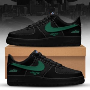 New York Jets x Personalized Dunk Low Shoes Special Black Edition