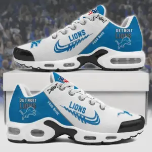 Detroit Lions x Personalized Air Max Plus Sneakers Sport Shoes V4 Special Edition
