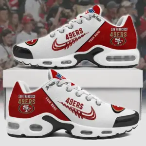 San Francisco 49ers x Personalized Air Max Plus Sneakers Sport Shoes V4 Special Edition