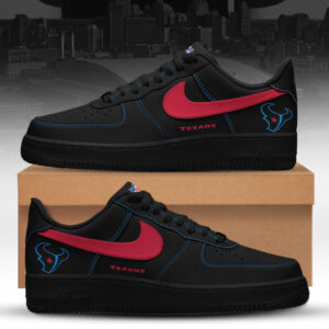 Houston Texans x Personalized Dunk Low Shoes Special Black Edition